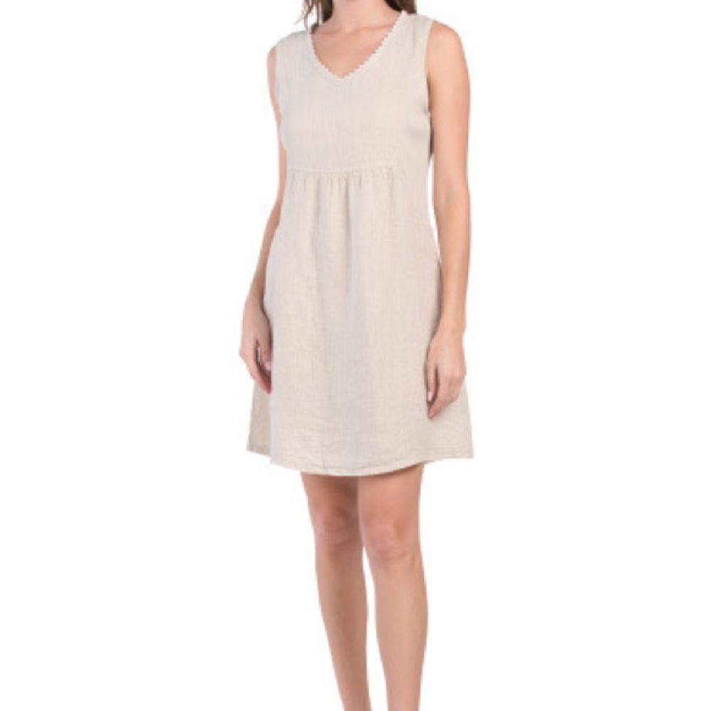 Terzo Millenio Made in Italy Linen Dress size Large.